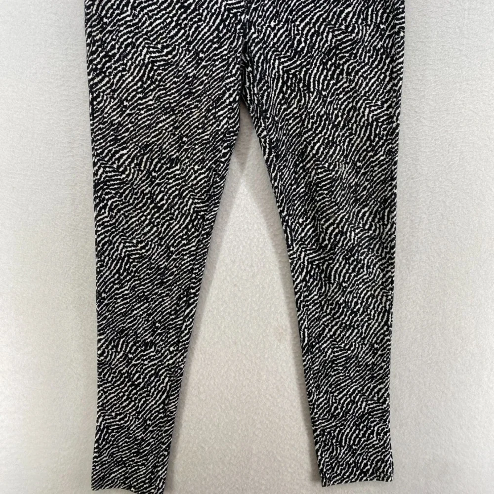 Michael Kors Zebra print jeggings black and white size small